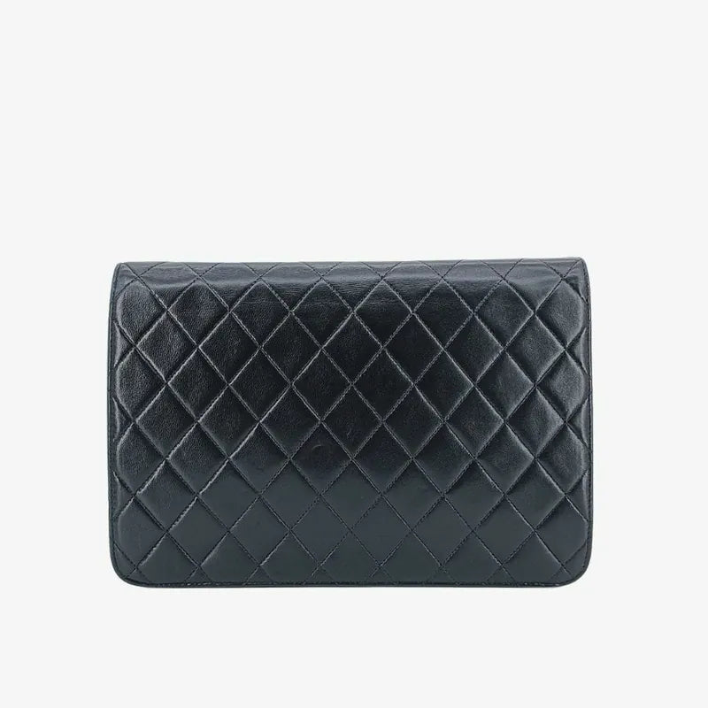 ra348-chanel-vintage-black-lambskin-quilted-flap-bag