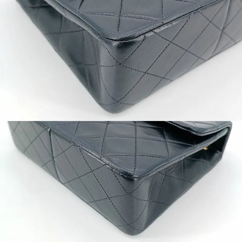 jt099-chanel-vintage-black-lambskin-20cm-mini-square-flap-bag