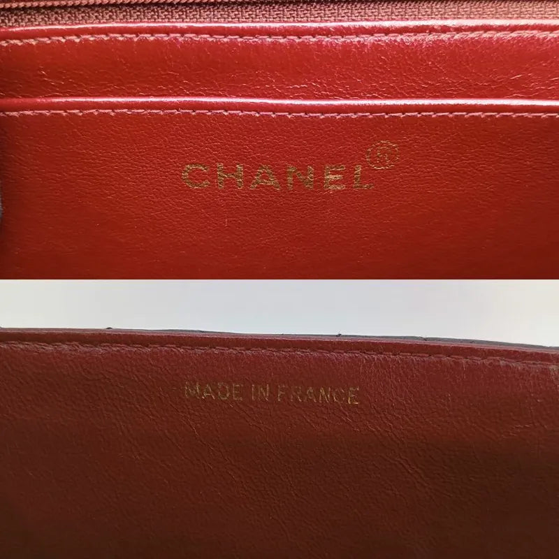 js465-chanel-vintage-black-lambskin-quilted-jumbo-flap-bag