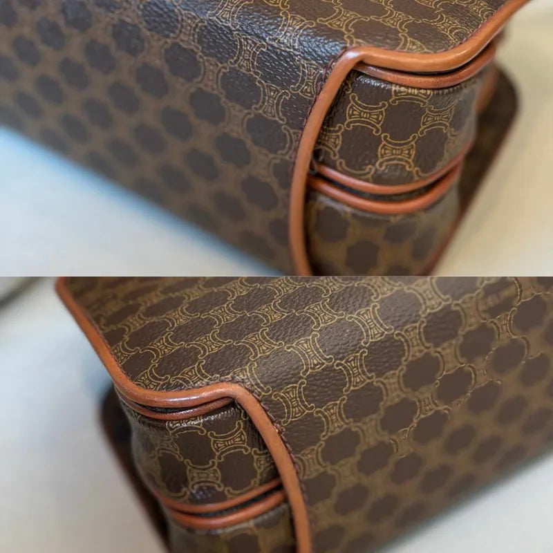 rb044-celine-vintage-brown-pvc-macadam-pattern-shoulder-bag