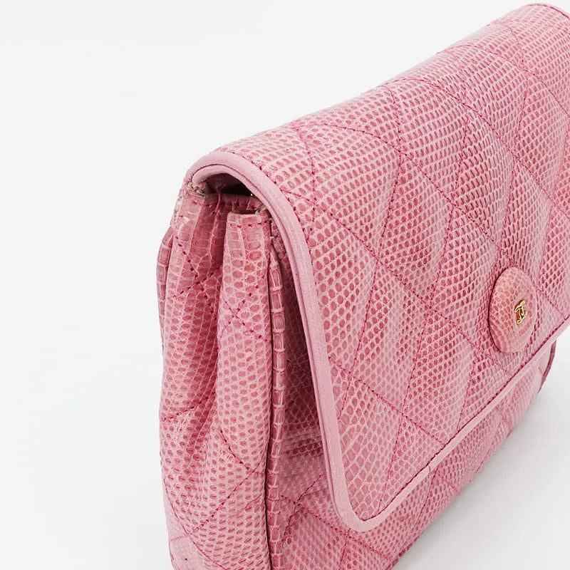 jq350-chanel-vintage-pink-lizard-skin-gold-chain-flap-bag
