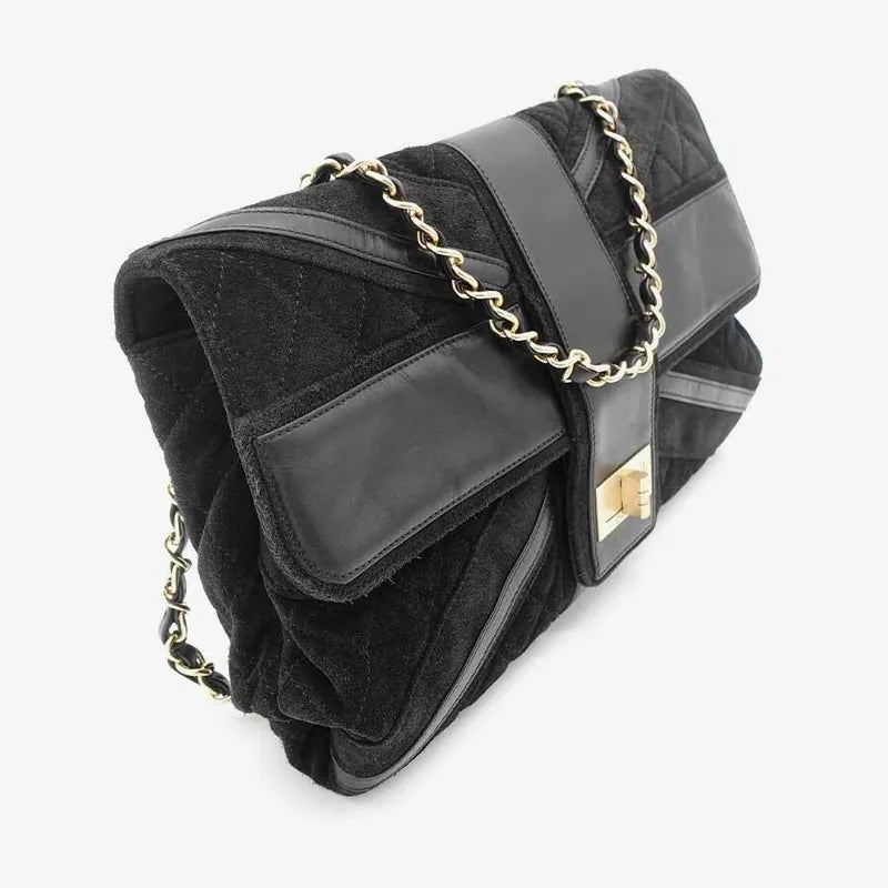 js302-chanel-black-suede-255-flap-bag