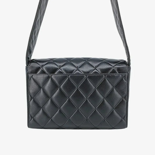 ra073-chanel-vintage-black-lambskin-quilted-flap-bag
