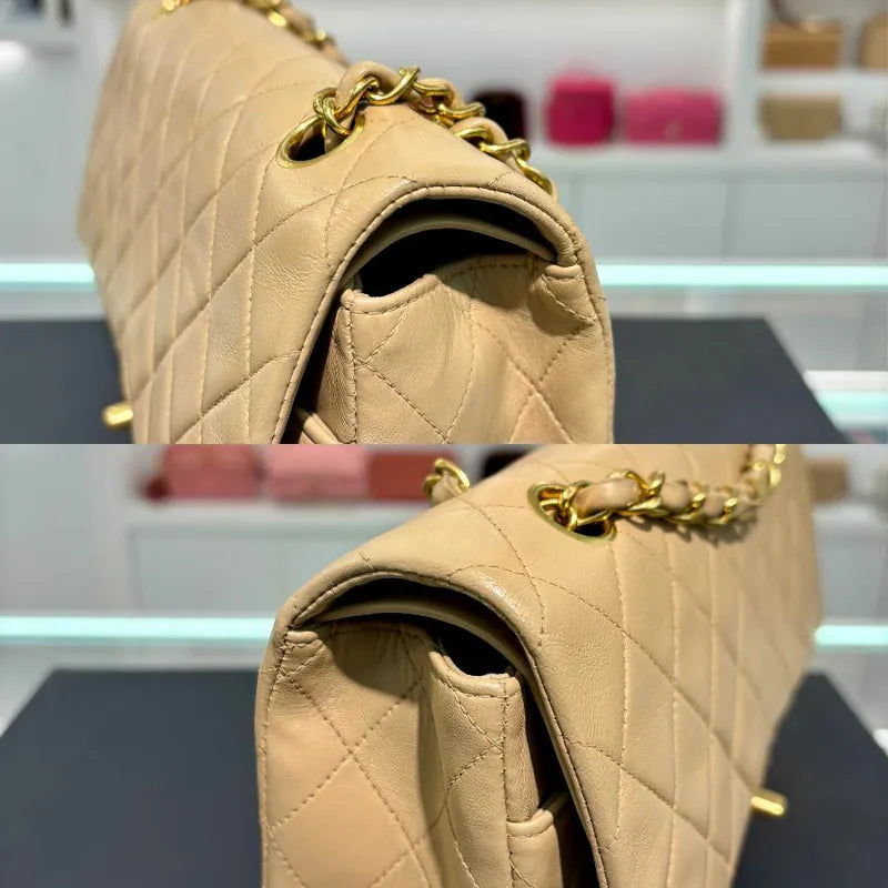 ra833-chanel-vintage-beige-lambskin-25cm-classic-flap-bag