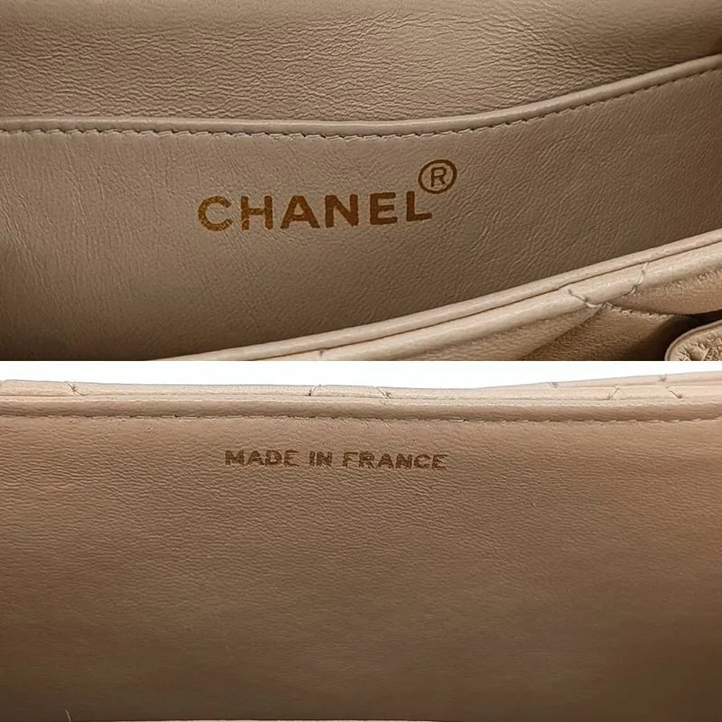 jt220-chanel-vintage-beige-lambskin-gold-chain-flap-bag