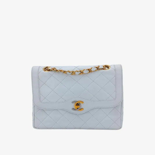 jah166-chanel-vintage-white-lambskin-paris-limited-edition-flap-bag
