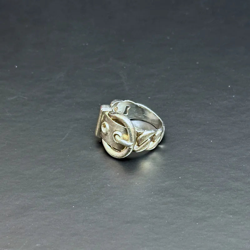 rb342-hermes-925-silver-buckle-ring