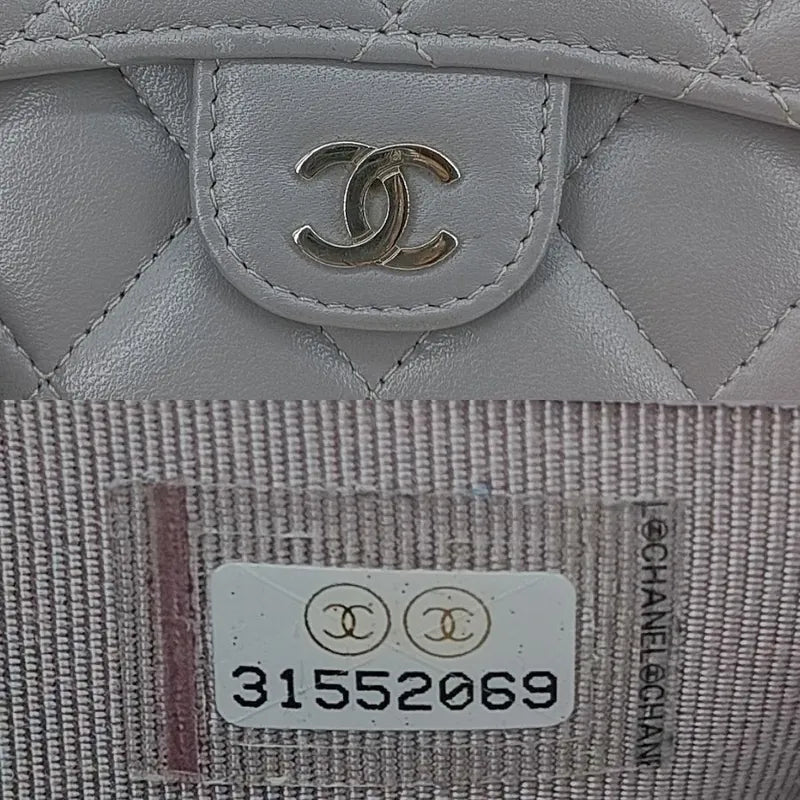 jt422-chanel-gery-lambskin-classic-small-flap-wallet