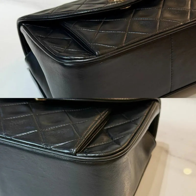 rc658-chanel-vintage-black-lambskin-gold-chain-flap-bag