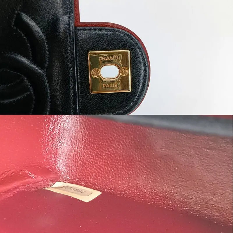 js657-chanel-vintage-black-lambskin-17cm-mini-square-flap-bag