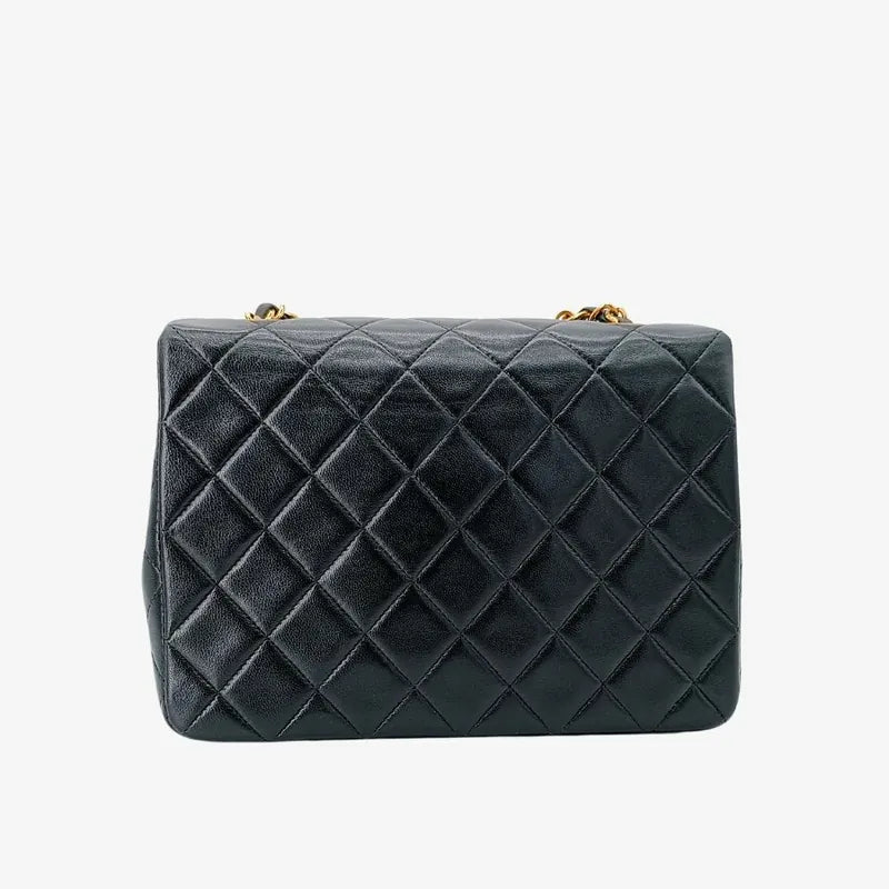 js573-chanel-vintage-black-lambskin-20cm-mini-square-flap-bag