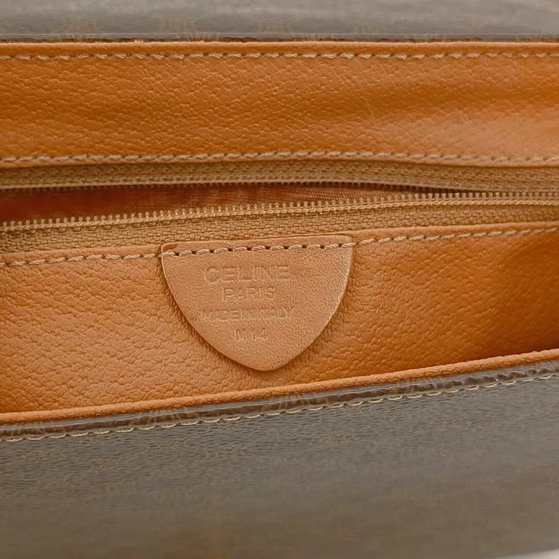 ra043-celine-brown-canvas-macadam-shoulder-bag