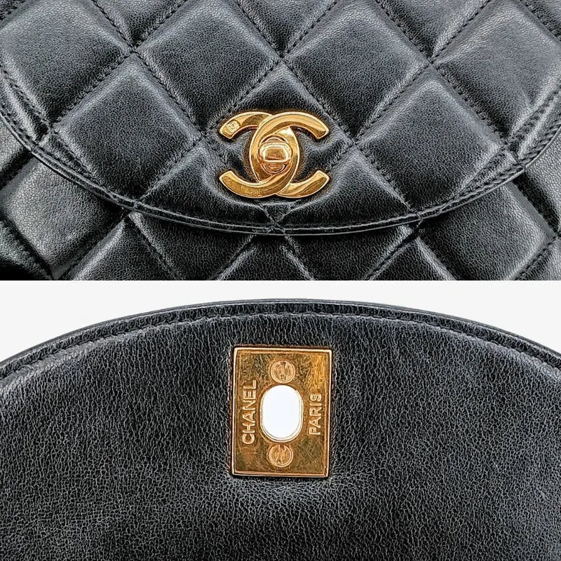 c360-chanel-vintage-black-lambskin-quilted-flap-handbag