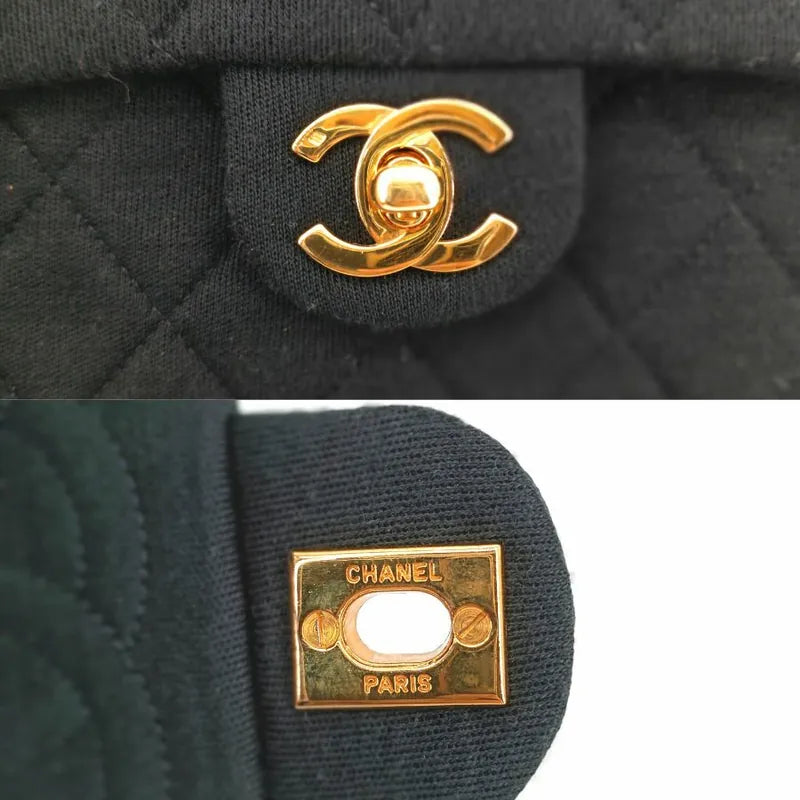 jt022-chanel-vintage-black-cotton-17cm-mini-square-flap-bag