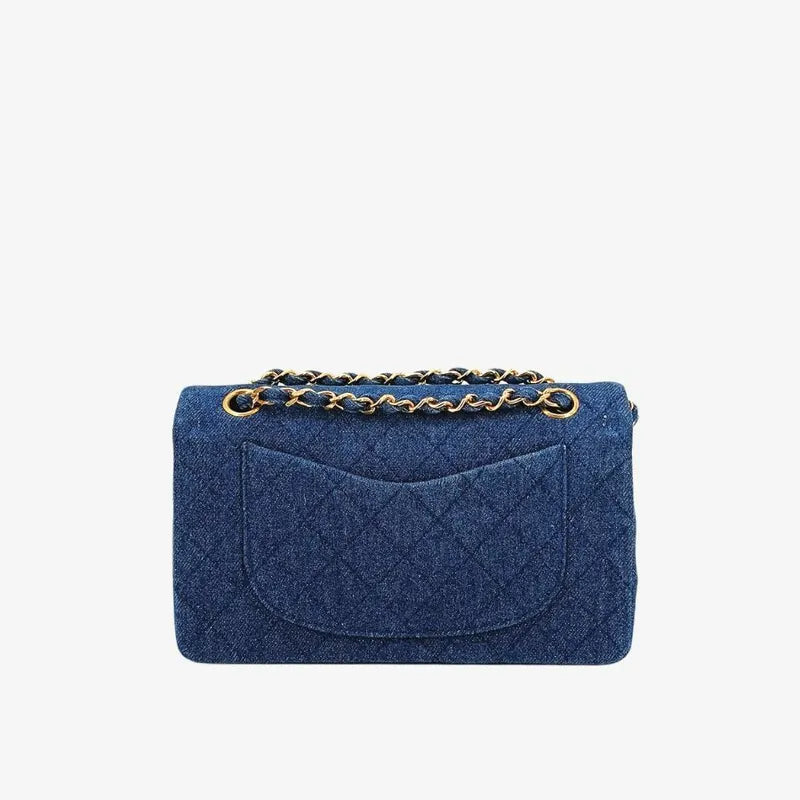 90188163-chanel-vintage-blue-denim-23cm-classic-flap-bag