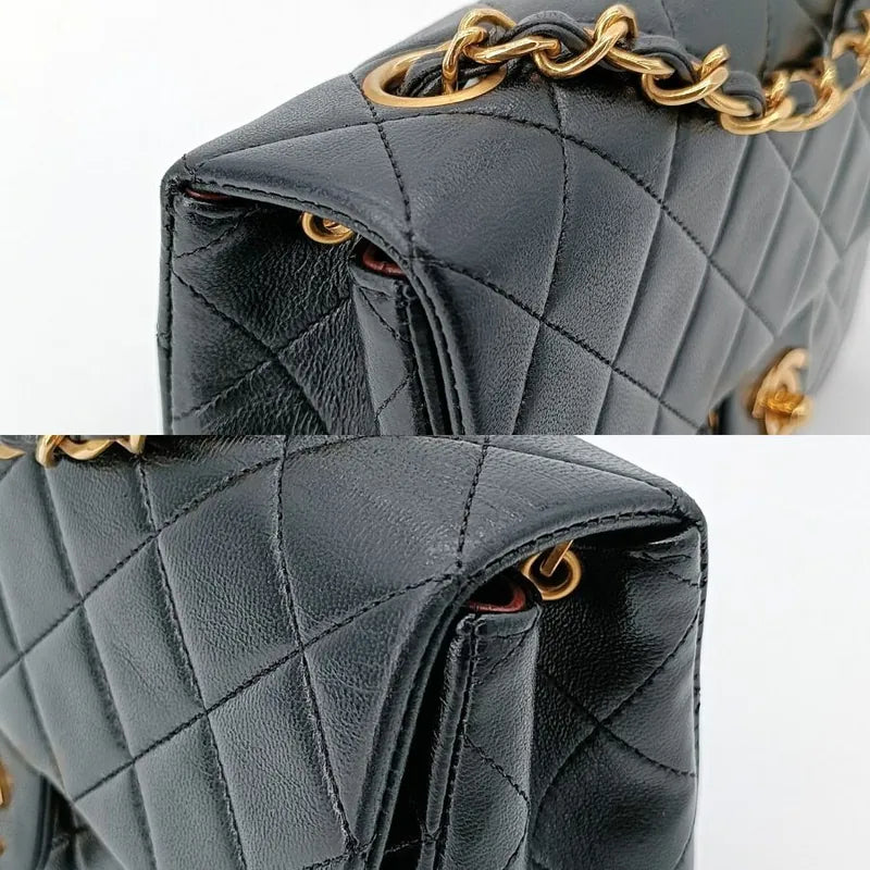 js573-chanel-vintage-black-lambskin-20cm-mini-square-flap-bag