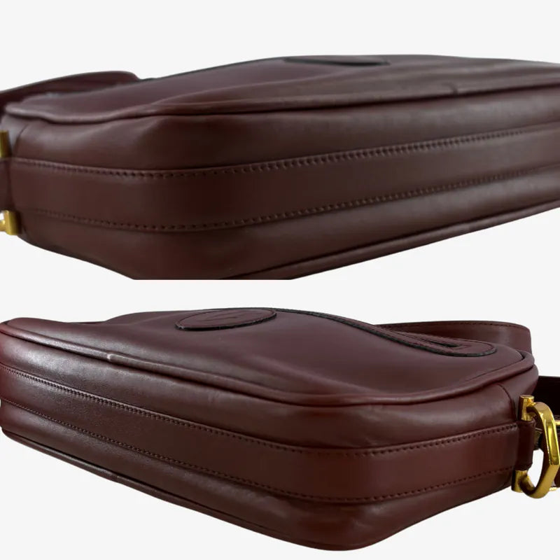 jx661-cartier-vintage-burgundy-leather-shoulder-bag