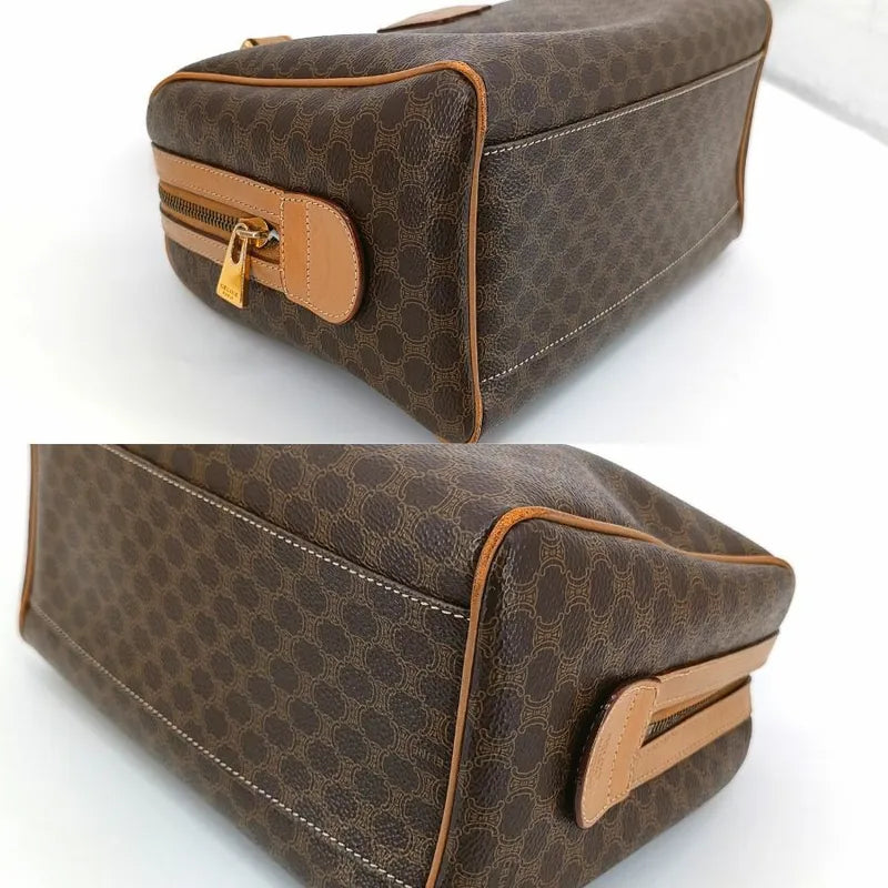 jt557-celine-brown-canvas-macadam-boston-handbag