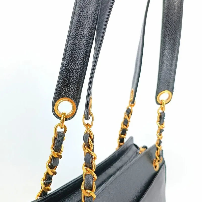 ra174-chanel-vintage-black-caviar-leather-triple-cc-tote-bag