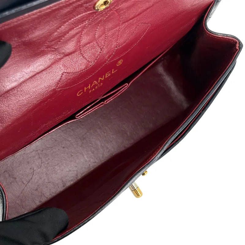 c563-chanel-vintage-navy-lambskin-quilted-flap-bag