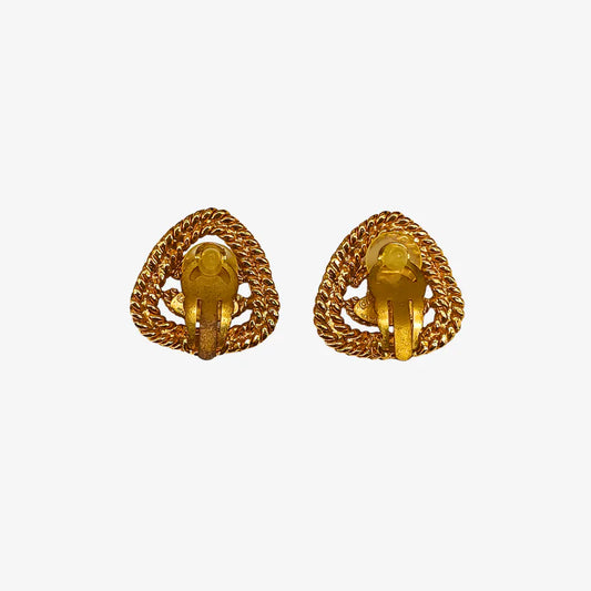 c466-chanel-vintage-cc-rope-triangle-gold-plated-clip-on-earrings