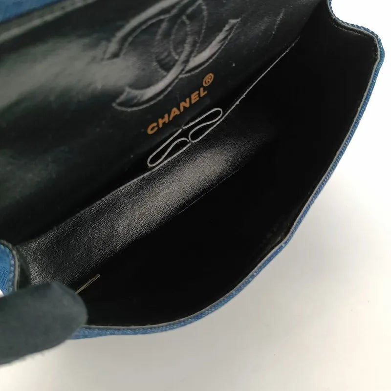 90188163-chanel-vintage-blue-denim-23cm-classic-flap-bag