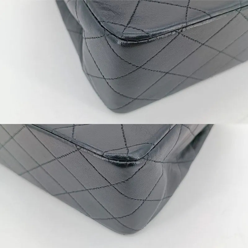 ra475-chanel-vintage-black-lambskin-25cm-classic-flap-bag