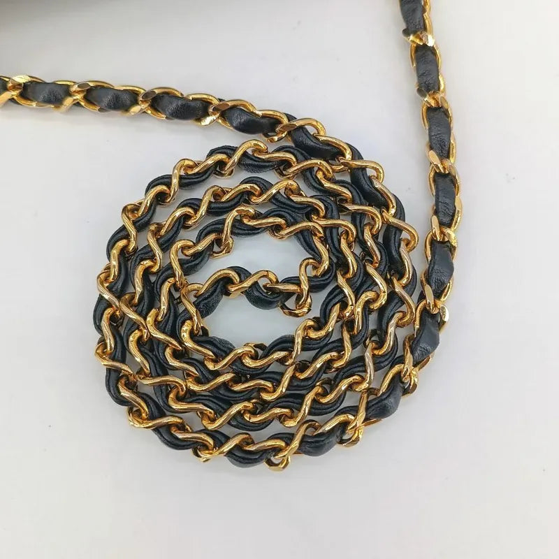 jt186-chanel-vintage-black-lambskin-crystal-embellished-pointed-flap-bag