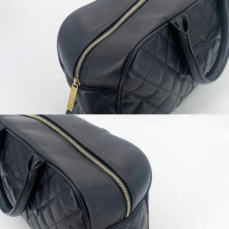 jw593-chanel-vintage-black-caviar-leather-boston-bag