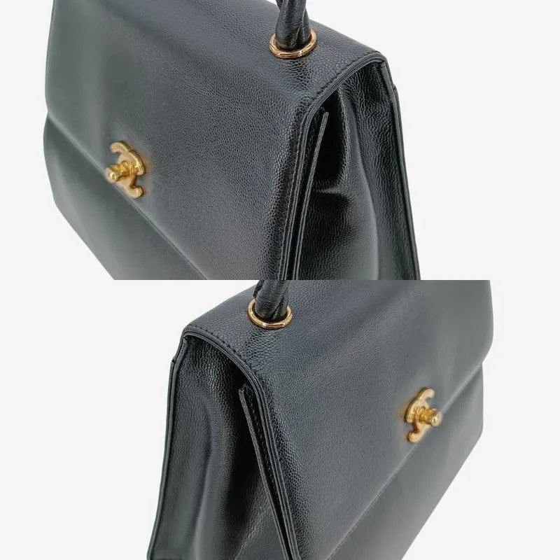 ju303-chanel-vintage-black-caviar-leather-braided-flap-bag