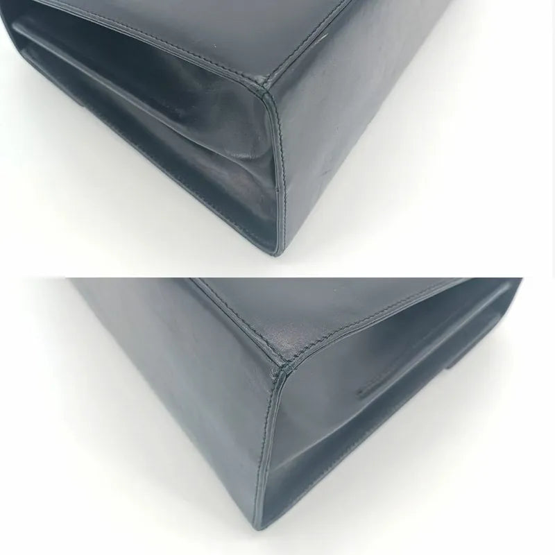 js463-salvatore-ferragamo-black-leather-gancini-shoulder-bag