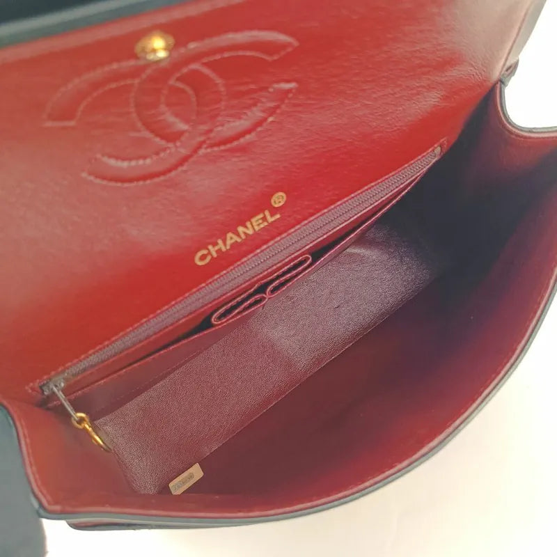 ra101-chanel-vintage-black-lambskin-25cm-flap-bag