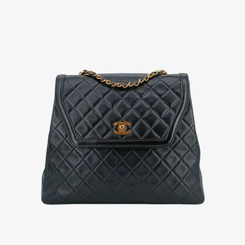 jt761-chanel-vintage-black-lambskin-trapezoid-flap-bag