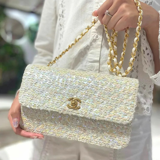 sh005-chanel-vintage-white-sequin-single-flap-bag