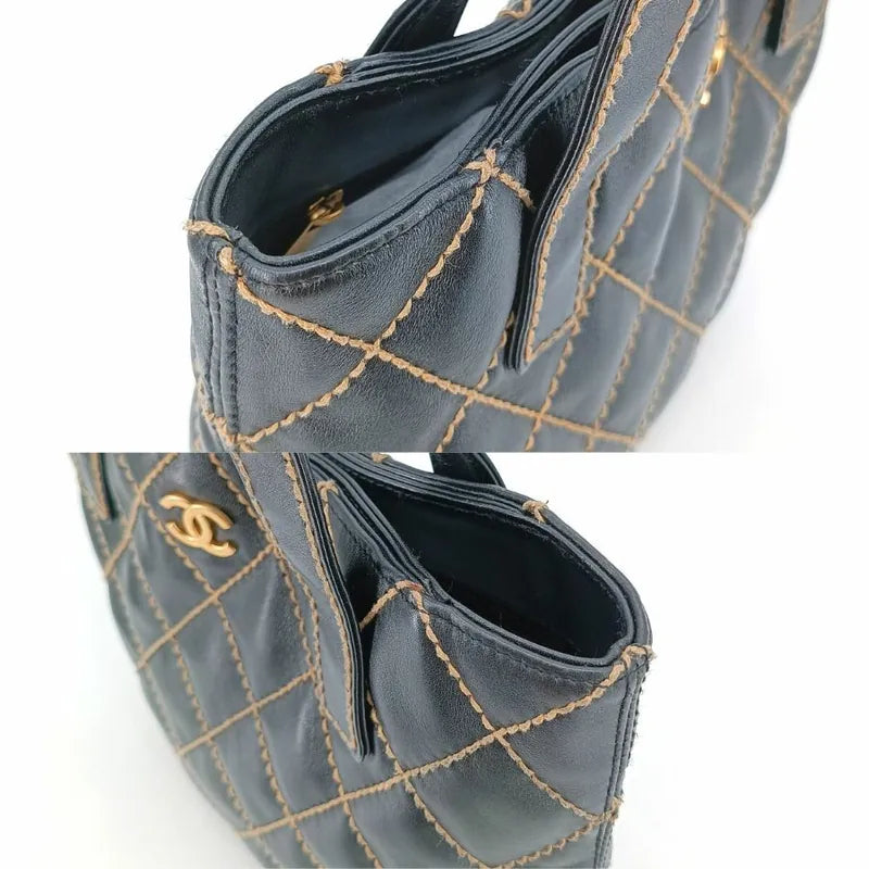 jt053-chanel-vintage-black-calfskin-wild-stitch-tote-bag