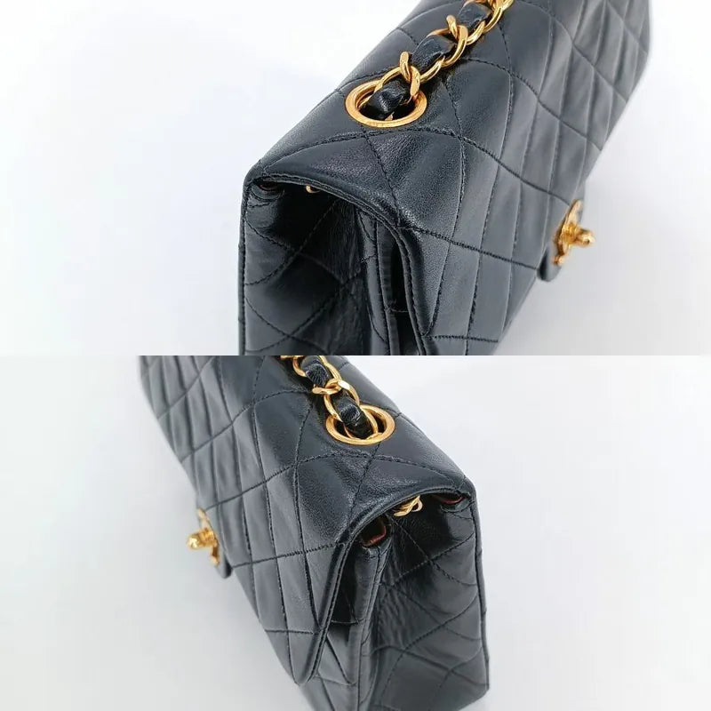 jt615-chanel-vintage-black-lambskin-20cm-mini-square-flap-bag