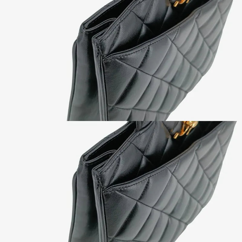 jt913-chanel-vintage-black-lambskin-tote-bag
