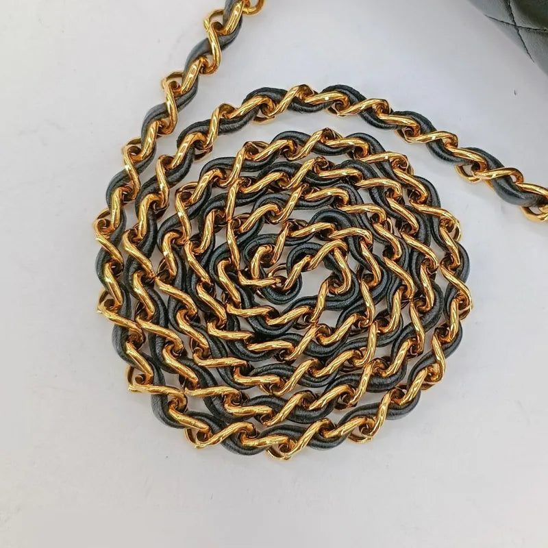 jt597-chanel-vintage-dark-green-lambskin-full-flap-bag