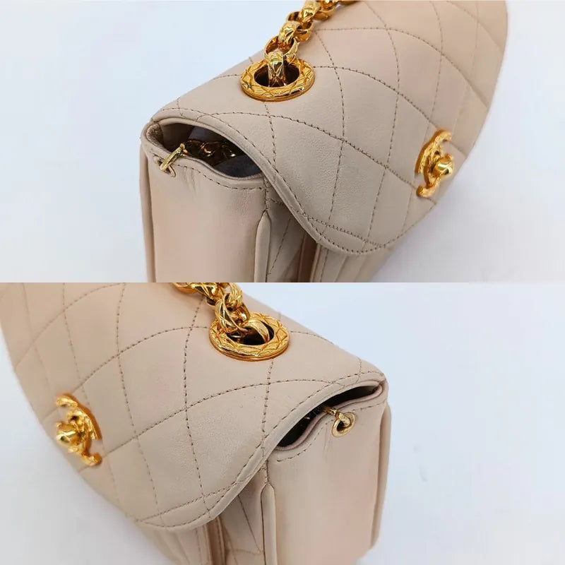 rb349-chanel-vintage-light-pink-lambskin-gold-chain-flap-bag