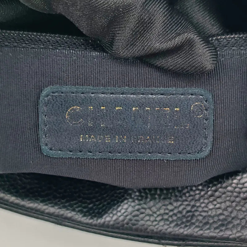 rb849-chanel-vintage-black-caviar-leather-quilted-chain-handbag