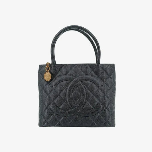 js975-chanel-vintage-black-caviar-leather-1804-tote-bag