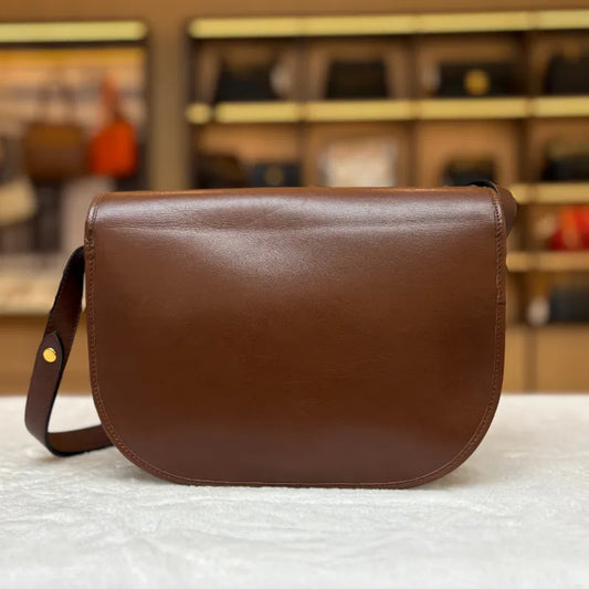 jx647-christian-dior-vintage-brown-leather-shoulder-bag