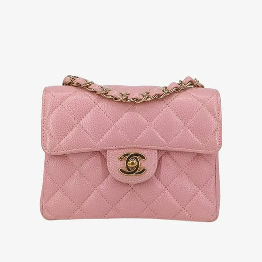 90180751-chanel-vintage-pink-caviar-leather-17cm-mini-square-flap-bag