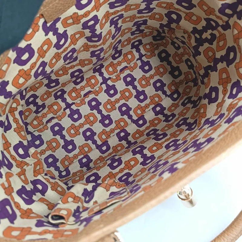 js904-gucci-vintage-brown-canvas-leather-tote-bag