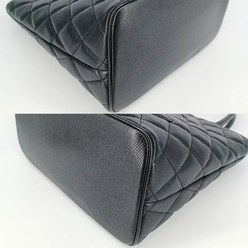 jt438-chanel-vintage-black-caviar-leather-1804-tote-bag