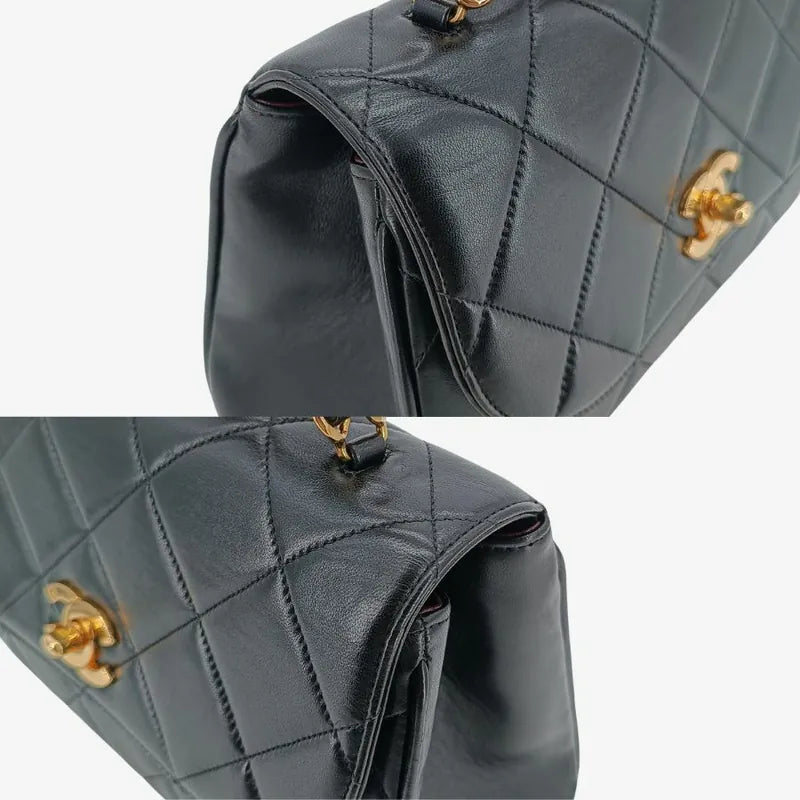rb597-chanel-vintage-black-lambskin-quilted-flap-handbag