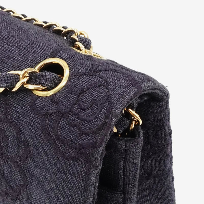 jq553-chanel-vintage-navy-cotton-classic-flap-bag
