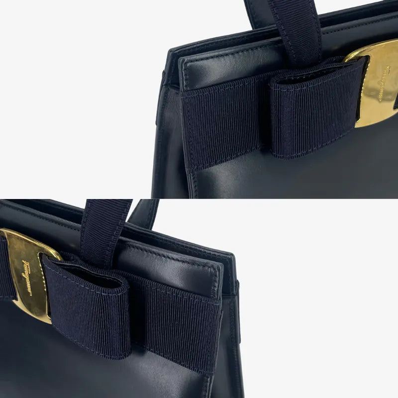 jw609-salvatore-ferragamo-vintage-navy-vara-ribbon-handbag