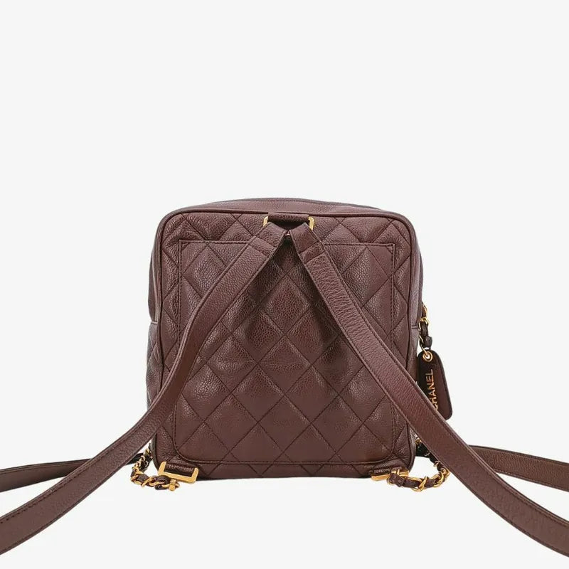 jah68-chanel-vintage-brown-caviar-leather-backpack