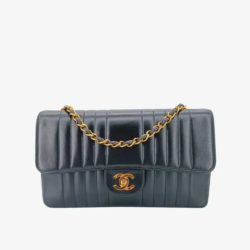 ra345-chanel-vintage-black-lambskin-vertical-flap-bag